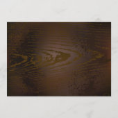 Achtergrond van hout met mechanische zeepaardjes menu (Achterkant)