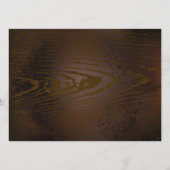 Achtergrond van hout met mechanische zeepaardjes menu (Achterkant)