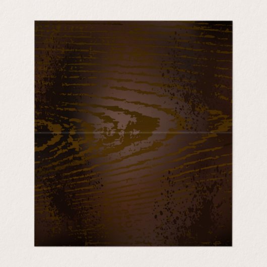 Achtergrond van hout met mechanische zeepaardjes visitekaartjes (Binnenkant ongevouwen)