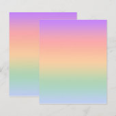 Achtergrond van kleurverloop regenboog (Voorkant / Achterkant)