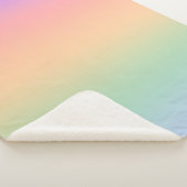 Achtergrond van kleurverloop regenboog sherpa deken (3/4)