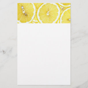 Achtergrond van Lemon Briefpapier