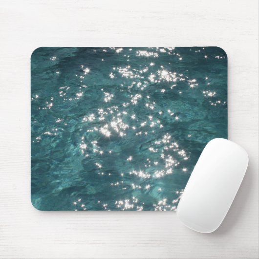 Achtergrond van mousserende pool muismat (Met muis)