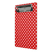 Achtergrond van poolpunt mini klembord (Angled2)