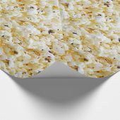Achtergrond van popcorn cadeaupapier (Hoek)