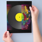 Achtergrond van Retro Party Flyer (Hand)