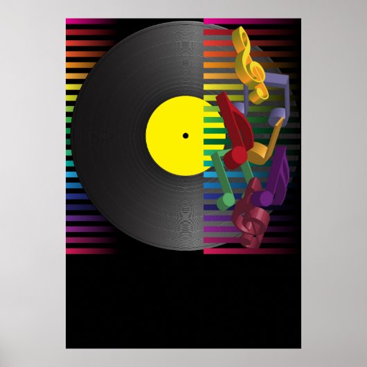 Achtergrond van Retro Party Poster (Voorkant)