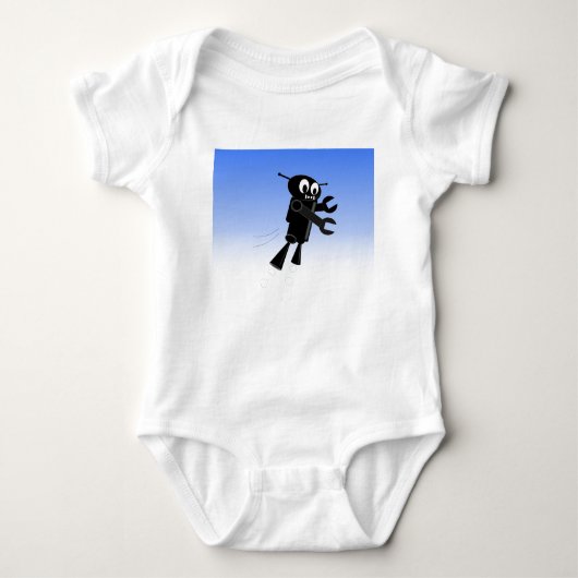 Achtergrond van robot Blue Sky Romper (Voorkant)