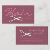 Achtergrond van Roos van koper van koper van haars Visitekaartje (Voorkant / Achterkant)