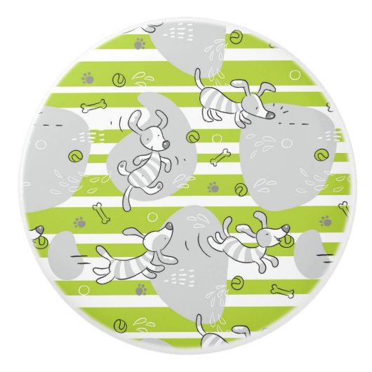 achtergrond van speelpatroon keramische knop (Voorkant)