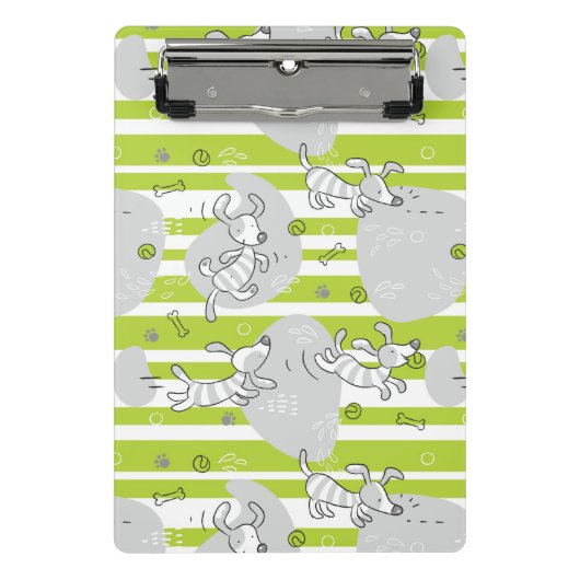 achtergrond van speelpatroon mini klembord (Voorkant)