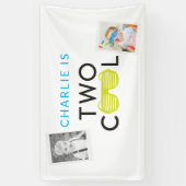 Achtergrond van twee kabelbanner spandoek (Verticaal)