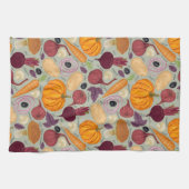 Achtergrond van verse groenten theedoek (Horizontaal)