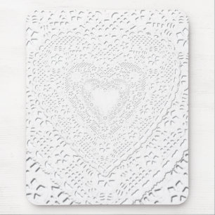 Achtergrond van witte frank voor faux muismat