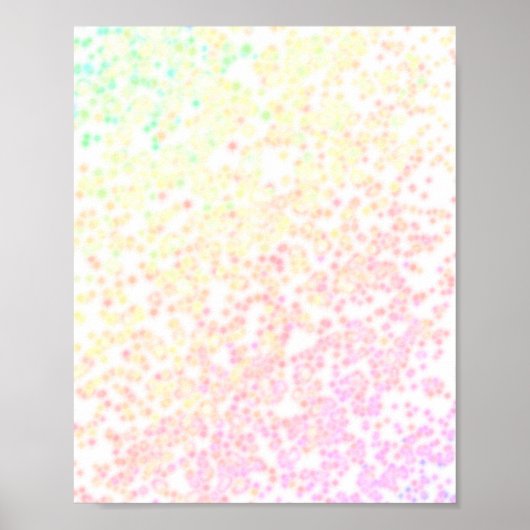 achtergrond van zachte pastelregenboog poster (Voorkant)