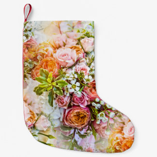 Achtergrond van zomerbloem, bloesems kleine kerstsok