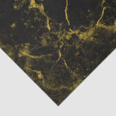 Achtergrond van zwarte gouden marmer tissuepapier (Detail)
