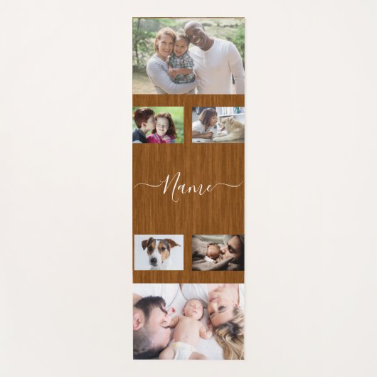 Achtergrond verdieping Creëer Uw eigen fotocollage Yogamat (Voorkant)