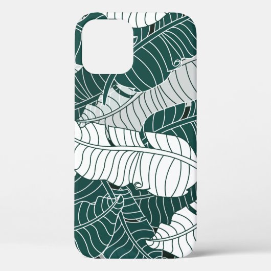 achtergrond verlaat patroonontwerp illustratie Case-Mate iPhone case (Achterkant)