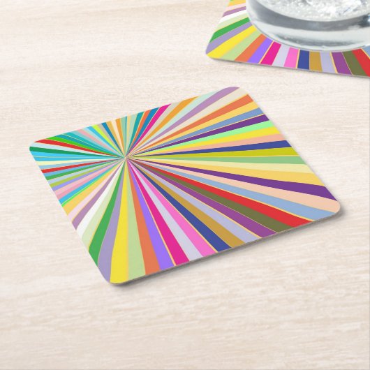 Achtergrond, vers gestript vierkante kartonnen onderzetter (Schuin)