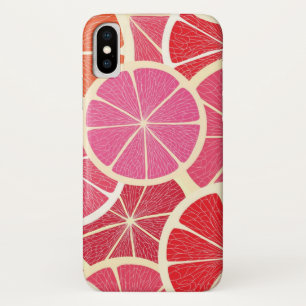 Achtergrond vintage pompelmoes iPhone x hoesje