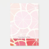 Achtergrond vintage pompelmoes post-it® notes (Voorkant)