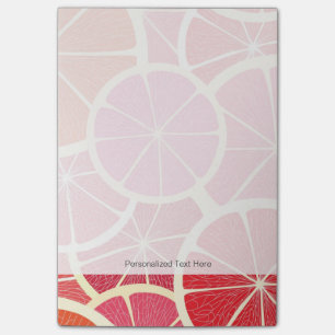 Achtergrond vintage pompelmoes post-it® notes