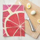 Achtergrond vintage pompelmoes theedoek (Quarter Fold)