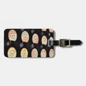 Achtergrond vinylrecords bagagelabel (Voorkant horizontaal)