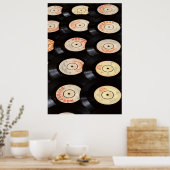Achtergrond vinylrecords poster (Keuken)