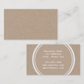 Achtergrond Visitekaartje Kraft Paper (Voorkant / Achterkant)