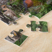 Achtergrond vogels van MAryland Legpuzzel (Zijkant)