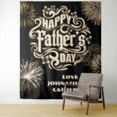 Achtergrond voor de viering van Vaderdag van uw fa Wandkleed (In situ)