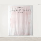 Achtergrond voor vrijgezellenfeest met blozende ti wandkleed (Voorkant)