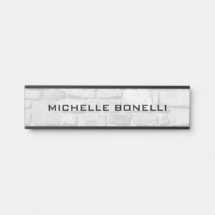 Achtergrond voor wandontwerp Moderne grijs zwart Deurbordje