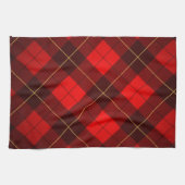 Achtergrond Wallace tartan Theedoek (Horizontaal)