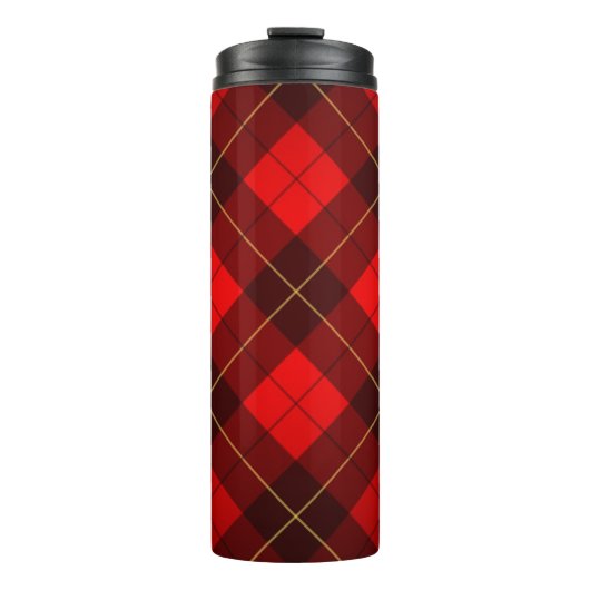 Achtergrond Wallace tartan Thermosbeker (Voorkant)