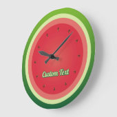 Achtergrond watermeloen grote klok (Hoek)