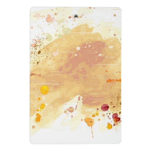 achtergrond waterverf mini klembord (Achterkant)