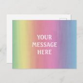 Achtergrond waterverf - Pas uw eigen achtergrond a Briefkaart (Voorkant / Achterkant)