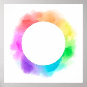 Achtergrond waterverf poster