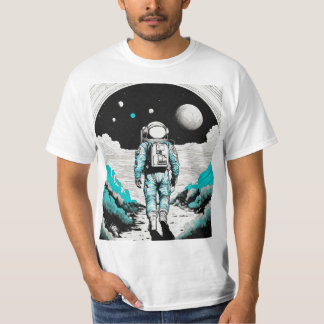 Achtergrond: Wit en zwart T-shirt