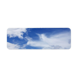 Achtergrond witte blauwe hemel wolken - Gepersonal Etiket