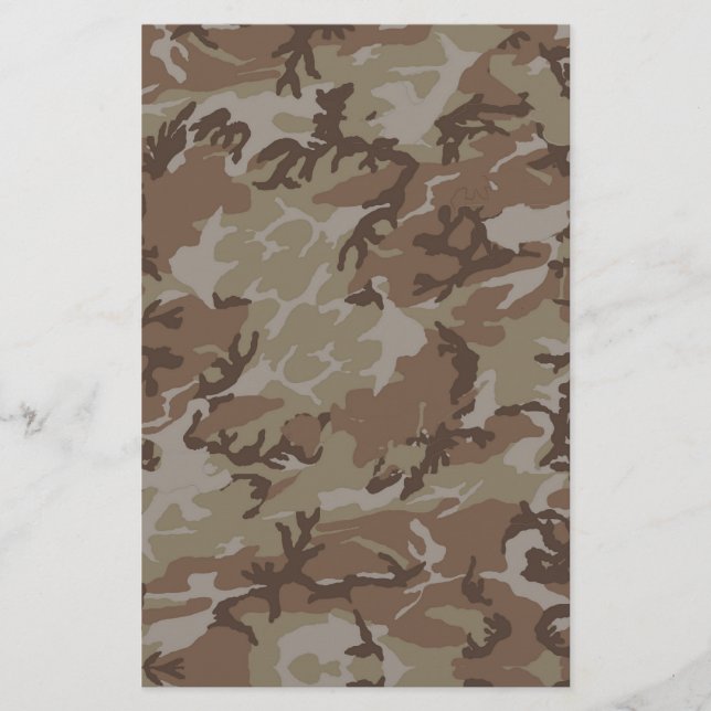 Achtergrond woestijn Camouflage (Voorkant)