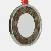 Achtergrond woestijn Camouflage Metalen Ornament (Rechts)