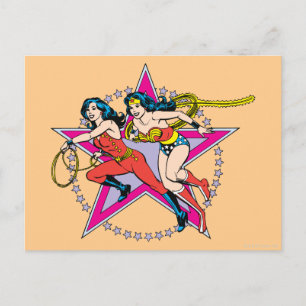 Achtergrond Wonder Woman Star Briefkaart