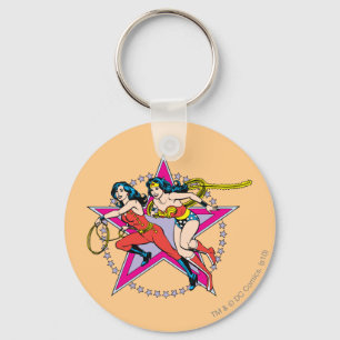 Achtergrond Wonder Woman Star Sleutelhanger