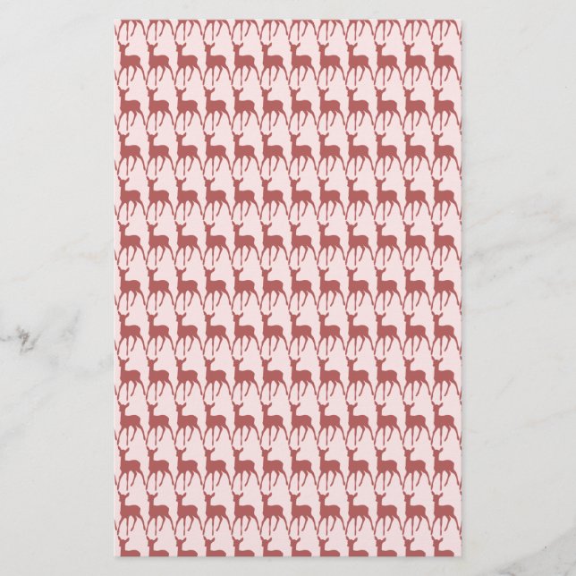 Achtergrond zalm Deer Pattern (Voorkant)