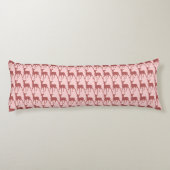 Achtergrond zalm Deer Pattern Lichaamskussen (Achterkant)