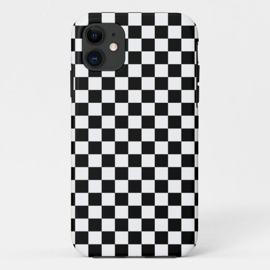 Achtergrond zwart-wit toetsenbord Case-Mate iPhone case (Achterkant)